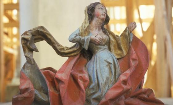 Один из экспонатов музея похищенных культурных ценностей ЮНЕСКО – статуэтка из Эстонии.